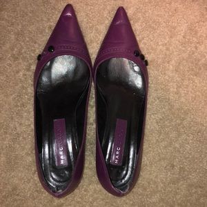 Marc Jacobs purple kitten heels size 7.5